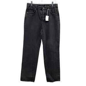 AG Adriano Goldschmied NWT Alexxis Vintage Straight Jean 90's Faded Black Sz 29